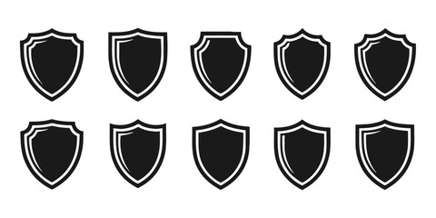 Shield Badge Vector Icons

