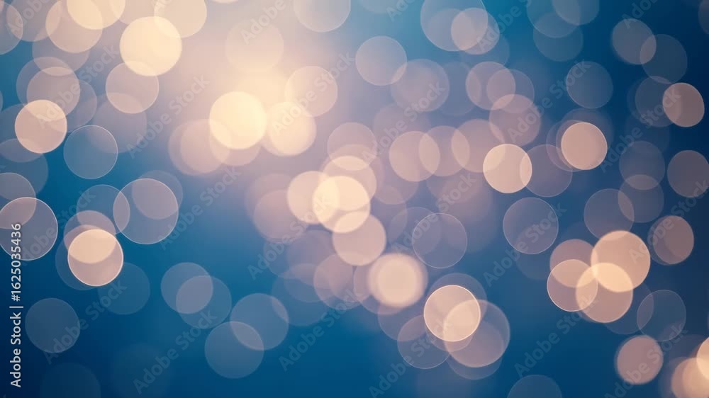 Poster abstract bokeh lights pattern with soft glowing circles and ethereal ambiance