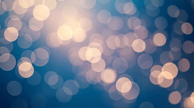 Abstract bokeh lights pattern with soft glowing circles and ethereal ambiance