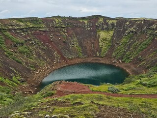 Kerid Kratersee Island Vulkankrater