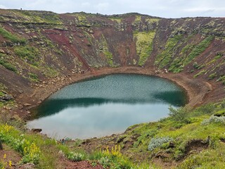 Kerid Kratersee Island Vulkankrater