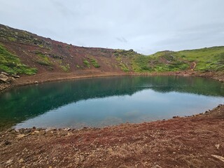 Kerid Kratersee Island Vulkankrater