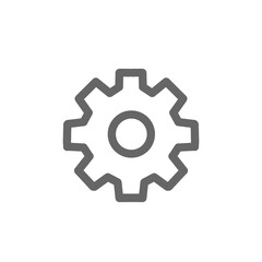 設定・歯車アイコン / Settings Gear Icon	