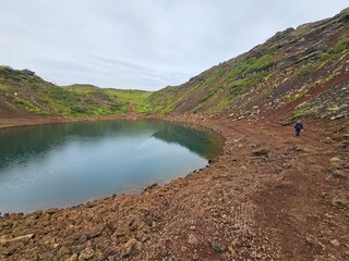 Kerid Kratersee Island Vulkankrater