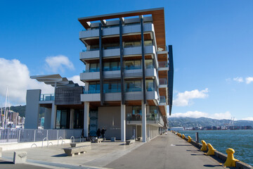 Sleek Modern Waterfront Building on Pier