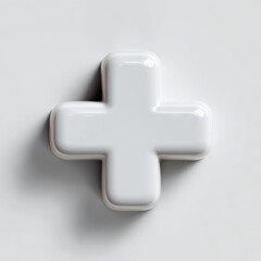 Obraz premium A stylized white 