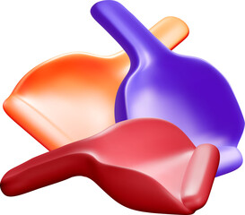 Colorful 3D Shovels for Creative Designs