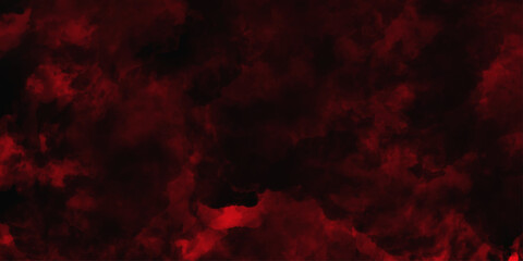 Red color powder explosion isolated on black background. Colorful dust explode. Paint Holi, dust particles splash. Network concept with spray. Futuristic technology element. 3D rendering.