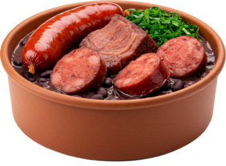 Tasty Brazilian feijoada served as a hearty traditional meal.