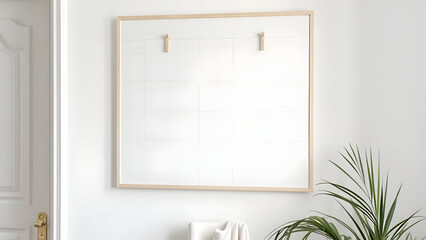 Minimalist Wall Planner Table for Organized Modern Spaces