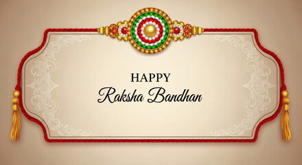 Happy raksha bandhan rakhi celebration indian festival hindu tradition sister brother love bond culture