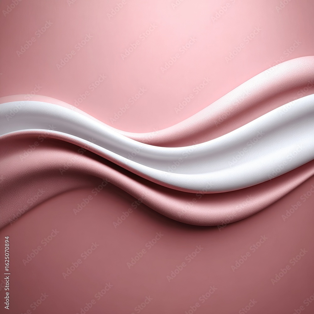 Poster abstract waves in pastel colors soft background wallpaper flowing pattern design minimalist concept