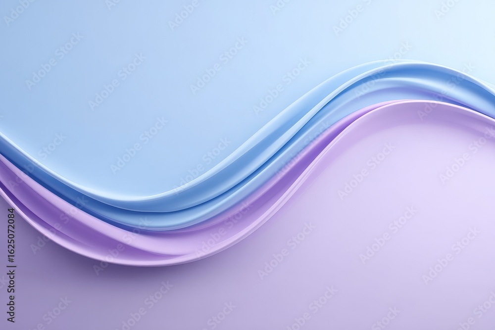 Poster abstract pastel wave patterns for wallpaper background soft color flowing design in serene environme