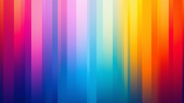 Vibrant Color Spectrum with Bright Vertical Stripes