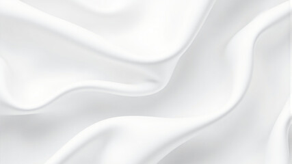 Fototapeta premium Elegant White Fabric with Smooth Texture