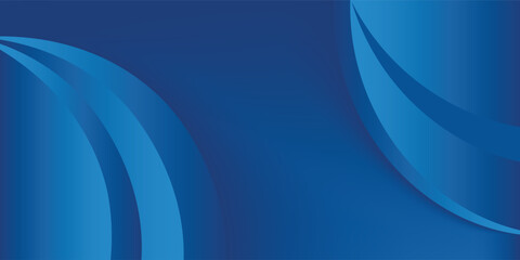 Abstract blue color background. Dynamic shapes composition. Vector illustration