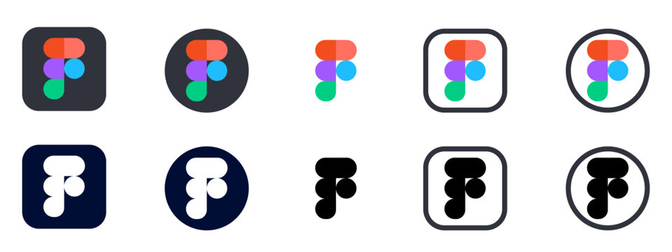 Figma new logo icon in 2025, redesigned with softer gradients and rounded edges, symbolizing collaborative design, UI/UX prototyping, and creative workflows.