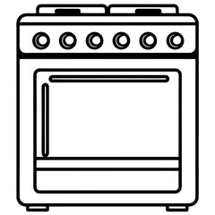 Clean Oven Illustration
