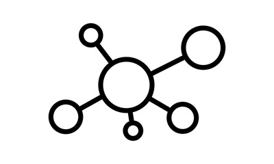 connection technology icon design	
