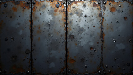 Rusty Metal Surface with Weathered Texture