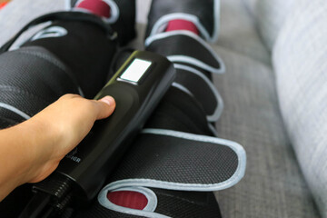 Comfortable leg therapy with pneumatic boots