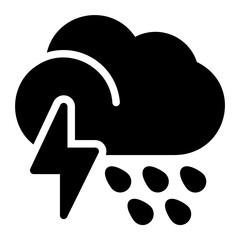 storm glyph icon