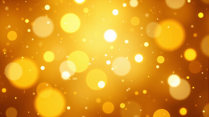 Golden Bokeh Background for Festive and Elegant Designs
