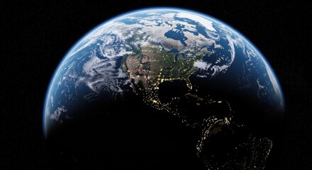 Earth from space detailed image