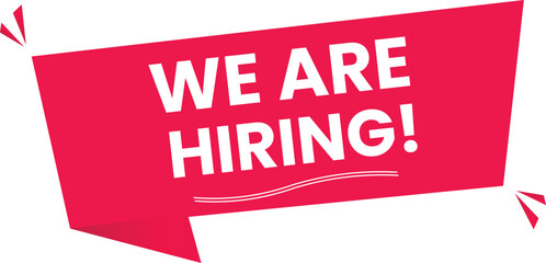 We're hiring! Attract top talent with this bold announcement.