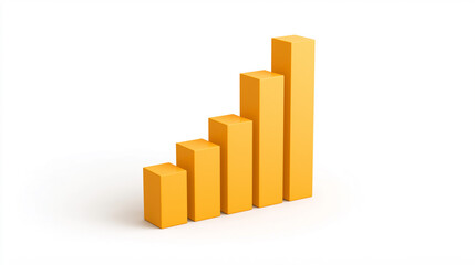 3D Bar Chart, Data Representation For Presentations