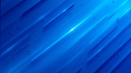 Dynamic Blue Light Streaks Background