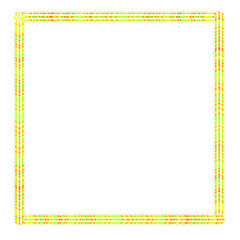 Yellow picture frame 