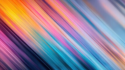 Abstract colorful background design with diagonal lines and motion blur	