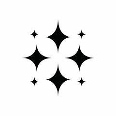 Minimalist Diamond Shape Pattern Abstract Geometric Starburst Vector Art.