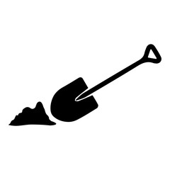 Soil scoop icon