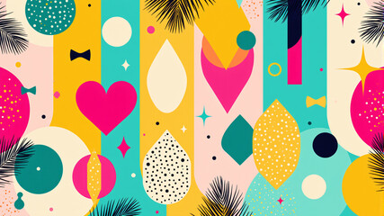 Vibrant and Festive Summer Celebration Design