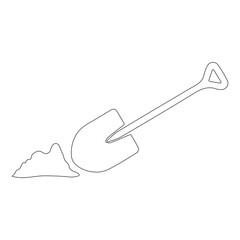 Soil scoop icon