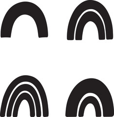 Vector illustration of a black metal tap icon
