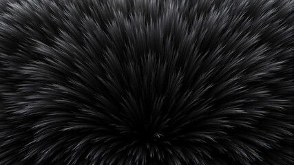 Close-up of Black Hair with Natural Texture