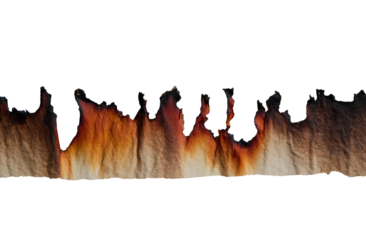 Burning paper, flames, edge, abstract, fiery