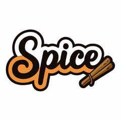 sticker design of spice