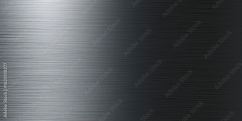Poster monochromatic brushed metal texture showcasing subtle light reflection and gradient, creating a mode