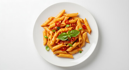 Penne Pasta with Spicy Tomato Sauce