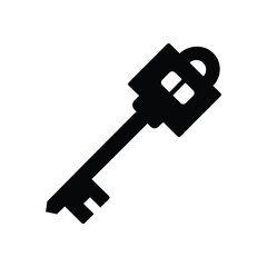 key isolated on white background