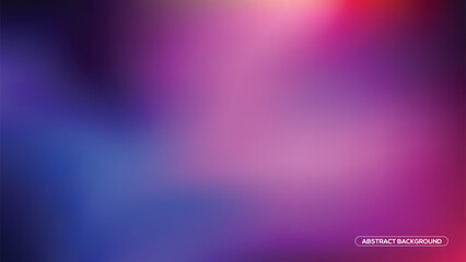 Fototapeta premium Vibrant abstract background with a smooth gradient of purple and blue.
