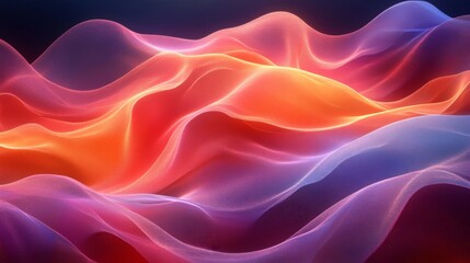 Abstract Colorful Waves: A Symphony of Hues