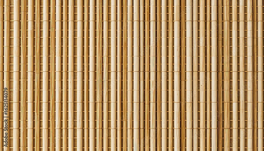 Aufkleber woven light brown reed background displaying natural materials joined together by slender threads cr