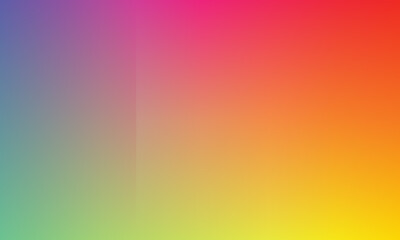 Vibrant Gradient Background Featuring a Seamless Blend of Pink Orange Yellow Green and Blue Tones