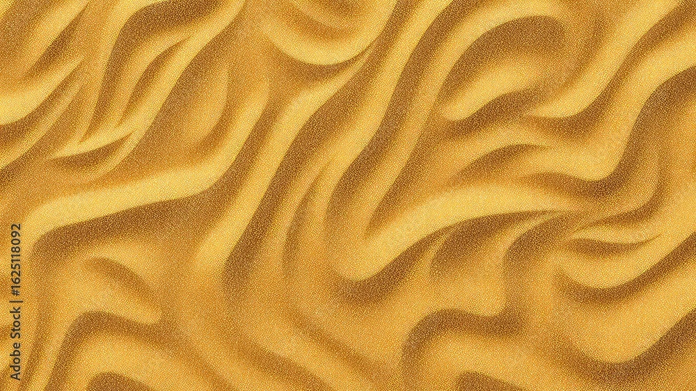 Aufkleber intricate golden sand ripples across the frame, creating a textured and fluid abstract design with v