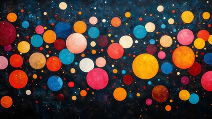 Cosmic Dance: An Abstract Symphony of Colors